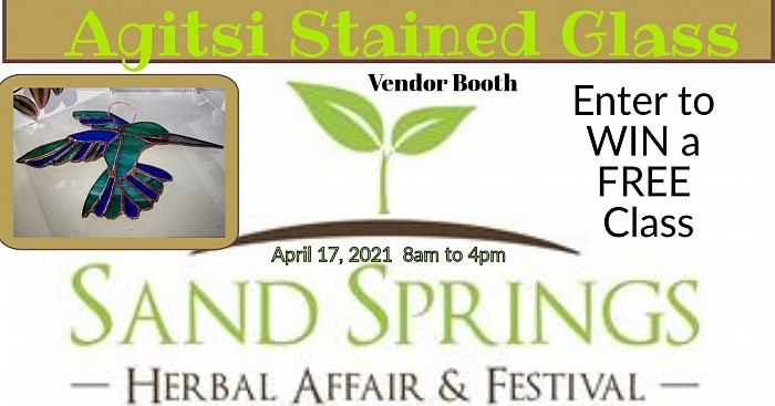 Sand Springs Herbal Affair & Festival April 17, 2021 Vendor Booth