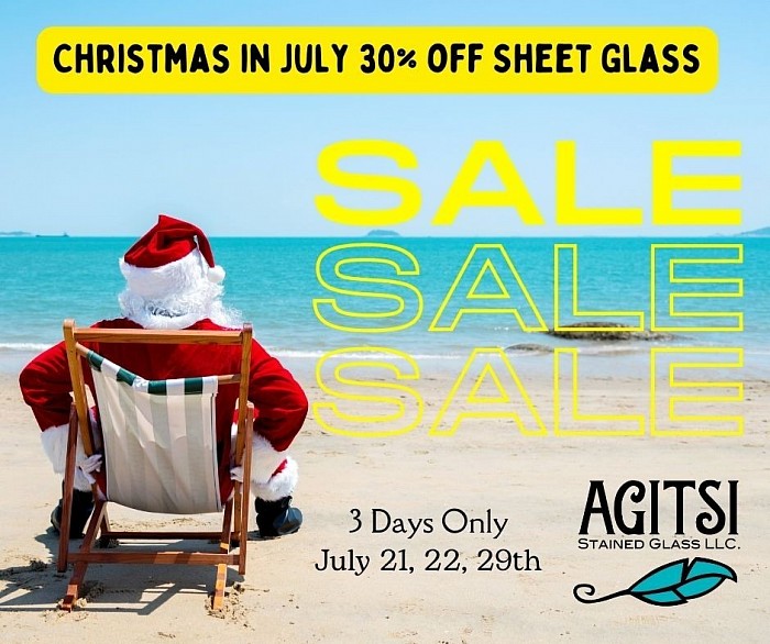 Glass Sale 3 Days Only July 21, 22, 29th