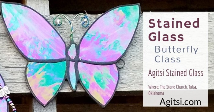 Stained Glass Butterfly Class Tulsa Sand Springs
