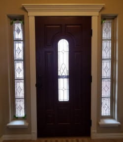 Custom side panels to match existing door