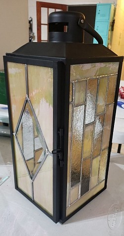 Stained Glass Lantern sold