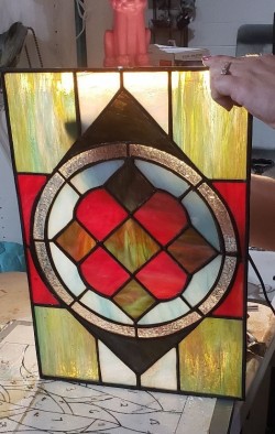 Stained glass available for purchase