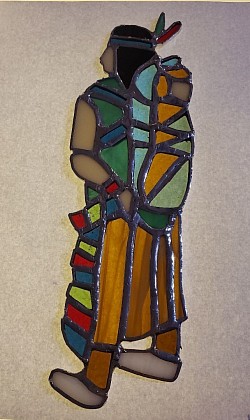 Native American Artist Mother and Child by Hailee Hines *Sold at 2019 Cherokee Holiday Tahlequah Ok