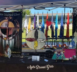 Agitsi Stained Glass Vendor Booth