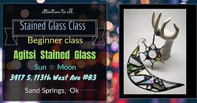 Stained glass Moon class