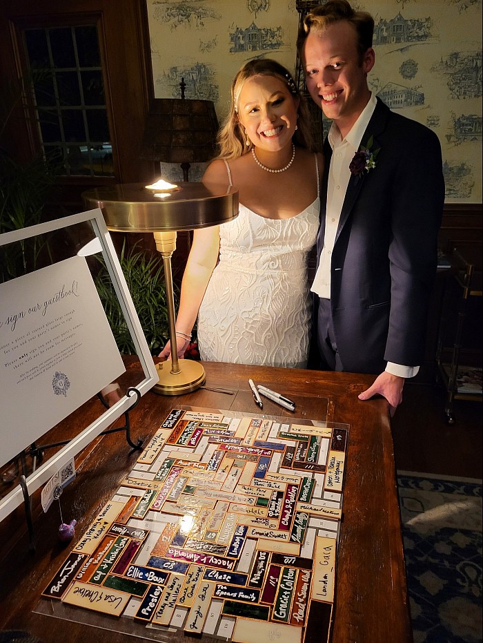 The Best Wedding in 2022! Stained Glass Guest Book