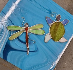 Dragonfly, Turtle by 1st time students