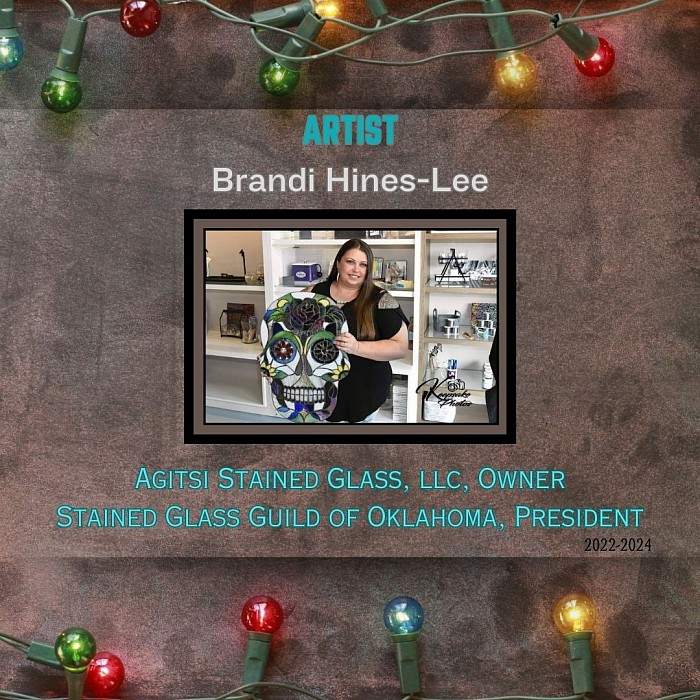 Brandi Hines- Lee, Stained glass Guild of Oklahoma President 2021 to 2024